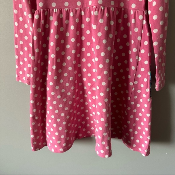 Matilda Jane Make Believe Collecting Leaves Lap Dress Size 6 Pink Polka Dot - Picture 13 of 13